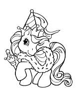 coloriage princesse petit poney